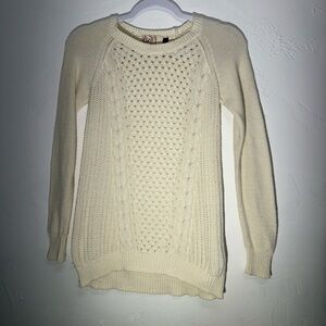 SO Women's Ivory Knit Sweater Size XS